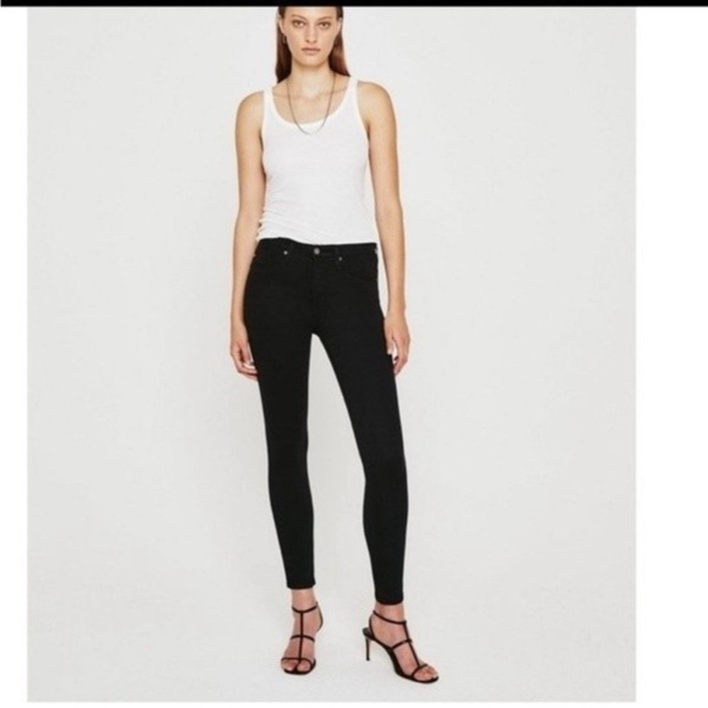 AG The Legging Ankle (Super Skinny Ankle ) Super Black 24R